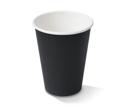 12oz PE Coated Black SW Cup 1000pc/ctn